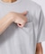 ツインフェイス カットオフ ポケTシャツ