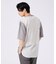 切替ストライプ コンビネーション Tシャツ