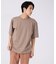 切替ストライプ コンビネーション Tシャツ
