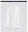 【定番】ストレッチ ノーカラー Vネック シャツ