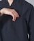 【定番】ストレッチ ノーカラー Vネック シャツ