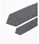 【IMPORT FABRIC TIE】シルク ジオメトリック小紋 ネクタイ