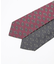 【IMPORT FABRIC TIE】シルク ジオメトリック小紋 ネクタイ