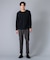 【ノンストレス】定番 / COTTON LYCRA 圧着 クルーネック 長袖 T