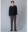 【ノンストレス】定番 / COTTON LYCRA 圧着 クルーネック 長袖 T