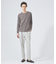 【ノンストレス】定番 / COTTON LYCRA 圧着 クルーネック 長袖 T