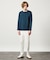 【ノンストレス】定番 / COTTON LYCRA 圧着 クルーネック 長袖 T