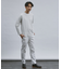 【ノンストレス】定番 / COTTON LYCRA 圧着 クルーネック 長袖 T