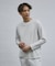 【ノンストレス】定番 / COTTON LYCRA 圧着 クルーネック 長袖 T