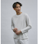 【ノンストレス】定番 / COTTON LYCRA 圧着 クルーネック 長袖 T