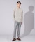 【ノンストレス】定番 / COTTON LYCRA 圧着 クルーネック 長袖 T