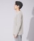 【ノンストレス】定番 / COTTON LYCRA 圧着 クルーネック 長袖 T
