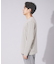 【ノンストレス】定番 / COTTON LYCRA 圧着 クルーネック 長袖 T