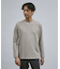 【ノンストレス】定番 / COTTON LYCRA 圧着 クルーネック 長袖 T