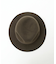 【RUBEN/ルーベン】OPEN CROWN FELT HAT/フェルトハット