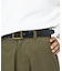 OILED LEATHER BLACK NARROW BELT