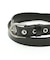 OILED LEATHER BLACK NARROW BELT