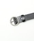 OILED LEATHER BLACK NARROW BELT