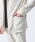 【セットアップ対応】ハイストレッチ ジョーゼット ボタンレス ジャケット / カ