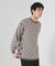 シルクミックス WJQ ホリゾンタル ボーダー ニット
