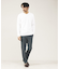 【Vネック】ポンチ 長袖 Tシャツ
