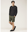 【Vネック】ポンチ 長袖 Tシャツ