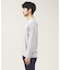 【Vネック】ポンチ 長袖 Tシャツ