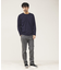 【クルーネック】ポンチ 長袖 Tシャツ