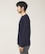 【クルーネック】ポンチ 長袖 Tシャツ