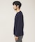 【クルーネック】ポンチ 長袖 Tシャツ