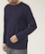 【クルーネック】ポンチ 長袖 Tシャツ