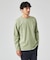 【クルーネック】ポンチ 長袖 Tシャツ