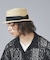 【RUBEN/ルーベン】STRAW BOATER HAT /ストローハット/カン