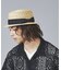 【RUBEN/ルーベン】STRAW BOATER HAT /ストローハット/カン