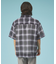 【WEB限定】マイクロメッシュ オンブレチェック半袖シャツ/ユニセックス