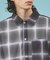 【WEB限定】マイクロメッシュ オンブレチェック半袖シャツ/ユニセックス