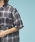 【WEB限定】マイクロメッシュ オンブレチェック半袖シャツ/ユニセックス
