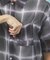 【WEB限定】マイクロメッシュ オンブレチェック半袖シャツ/ユニセックス