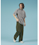 【WEB限定】タックバギーシルエットパンツ/ワイドテーパード/ユニセックス