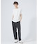 【ノンストレス】定番 / COTTON LYCRA 圧着 クルーネック 半袖 T