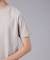 【ノンストレス】定番 / COTTON LYCRA 圧着 クルーネック 半袖 T