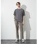 【ノンストレス】定番 / COTTON LYCRA 圧着 クルーネック 半袖 T
