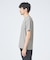 【チェック柄】ジャガード Vネック 半袖 Tシャツ