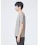 【チェック柄】ジャガード Vネック 半袖 Tシャツ