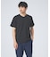 【チェック柄】ジャガード Vネック 半袖 Tシャツ