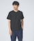 【チェック柄】ジャガード Vネック 半袖 Tシャツ