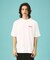 【DISCUS/ディスカス】ビッグシルエット バックプリント半袖Tシャツ/ブラン