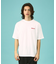 【DISCUS/ディスカス】ビッグシルエット バックプリント半袖Tシャツ/ブラン