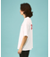 【DISCUS/ディスカス】ビッグシルエット バックプリント半袖Tシャツ/ブラン