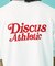 【DISCUS/ディスカス】ビッグシルエット バックプリント半袖Tシャツ/ブラン